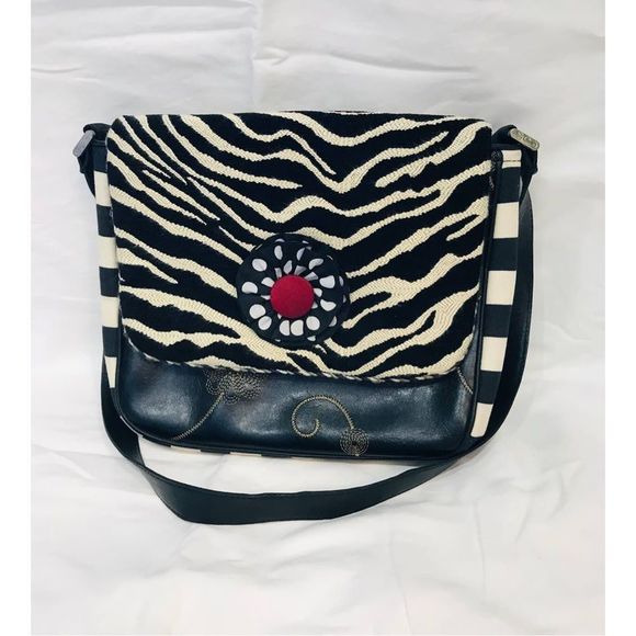 Silver Plum Shoulder Bag, Handcrafted, BOHO Whimsey, EUC Grandma, Unique - Picture 7 of 7